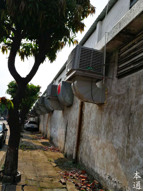  受高温天气的影响，本通冷风机是怎样在厂房降温的？
